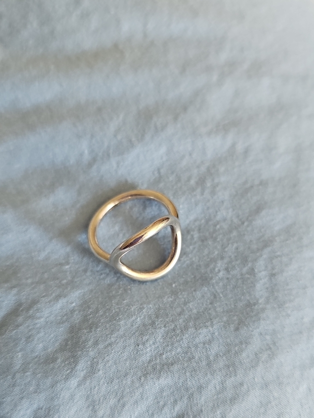 sterling silver Open Circle Ring - Women Jewelry